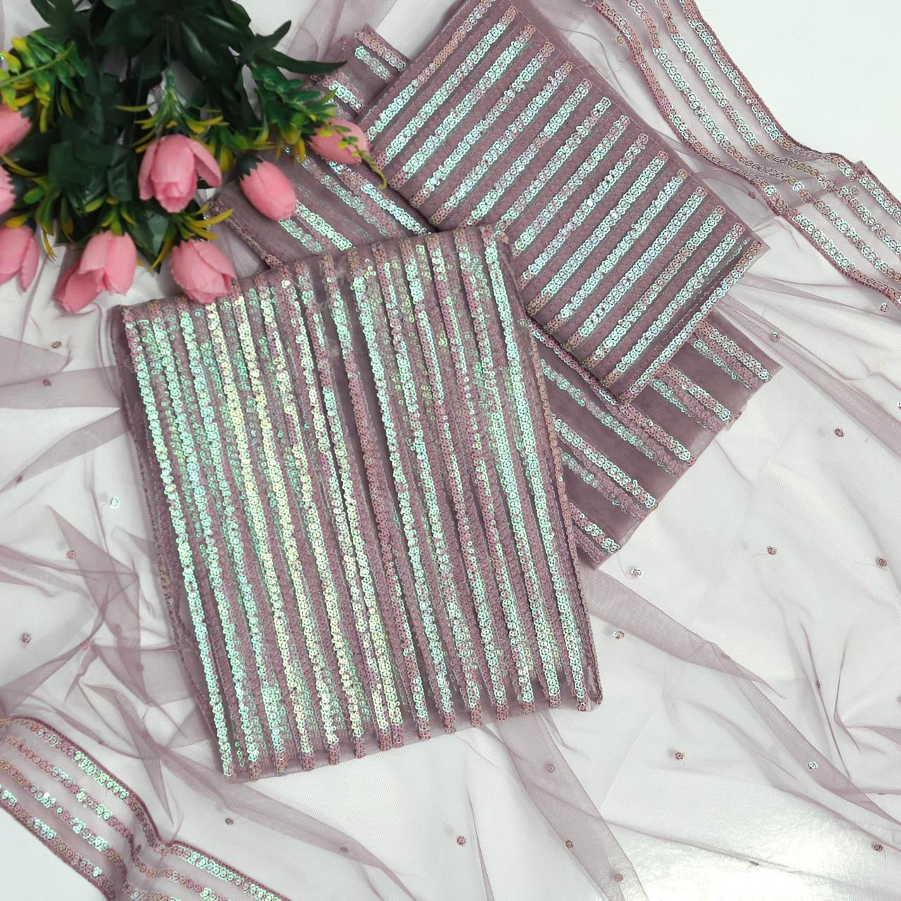 BAROQUE - PARTY WEAR DRESS UNSTICHED FORMAL WEAR (SL-384)