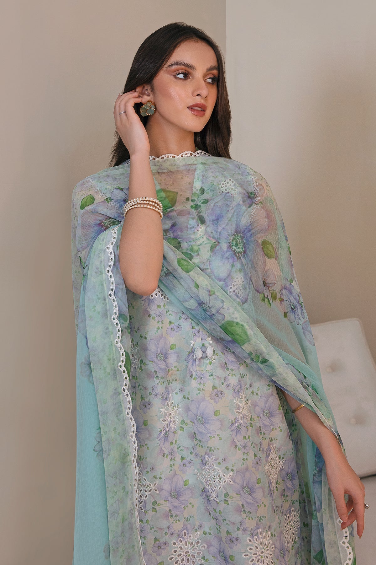 Iznik Print Lawn Embroidered SL-357
