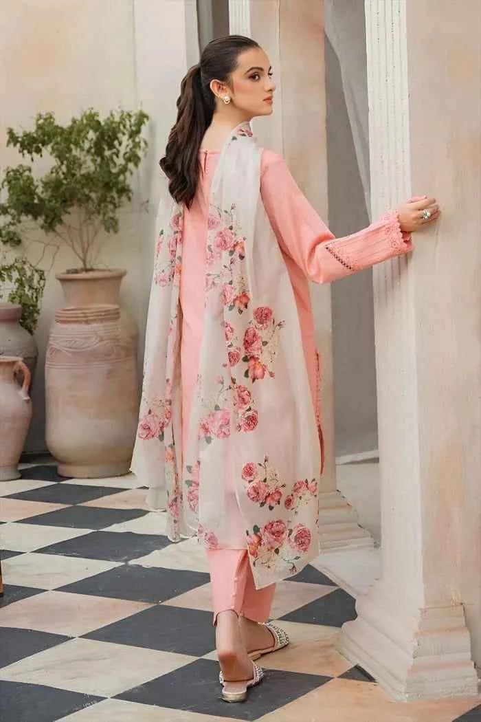 ZIVA-LUXE EMBROIDERED DHANAK UNSTICHED WINTER 3PC