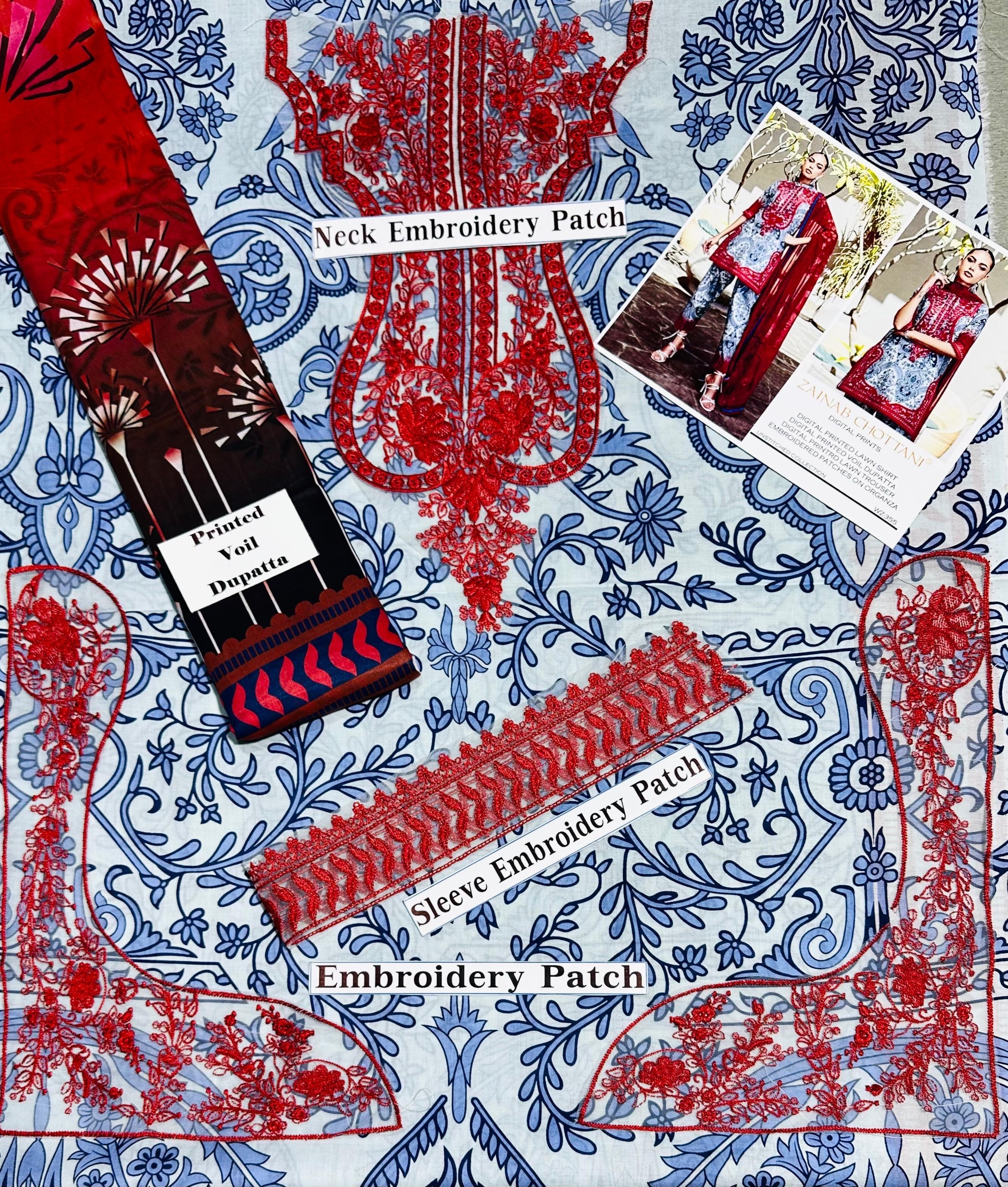 Zainab Chotani 3pc sl-zc-002