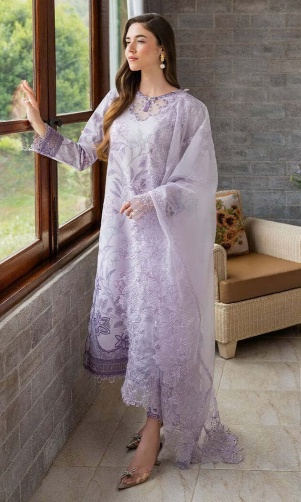 MUSHQ-MULBERRY PURPLE-PRINTED EMBROIDERED LAWN UNSTICHED 3PC (SL-1855)