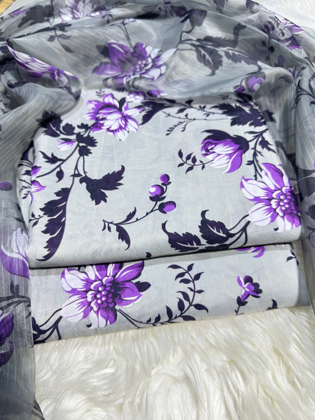 Afrozeh Swiss Lawn 3pc Printed Swiss Lawn Unstitched SL-5519