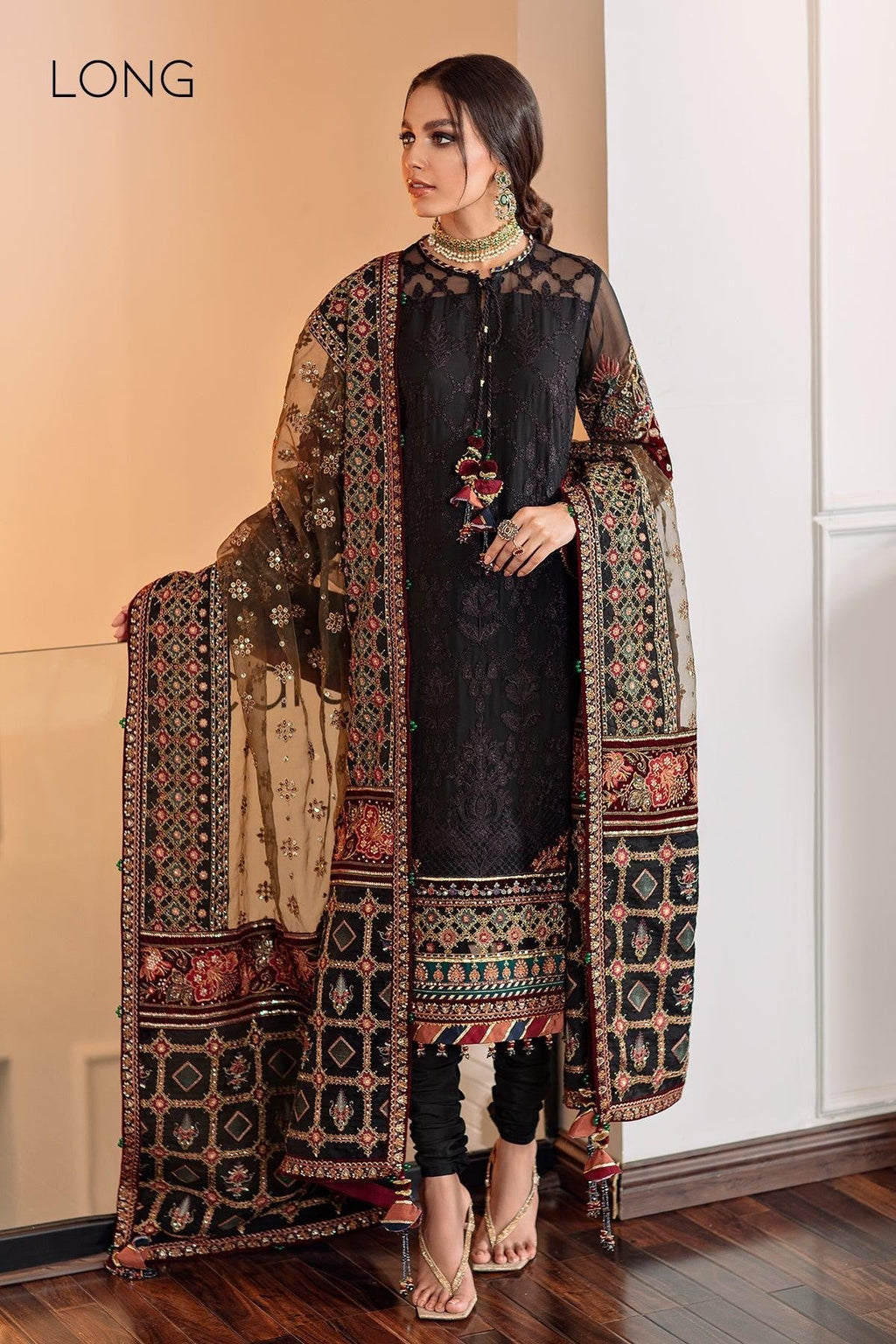 Heavy Embroidered Lawn 3pc