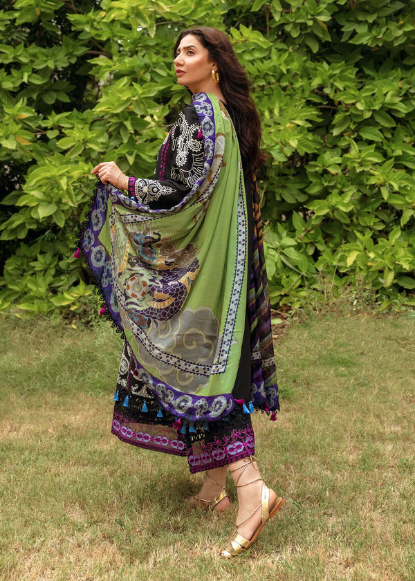Heavy Embroidered Lawn 3pc