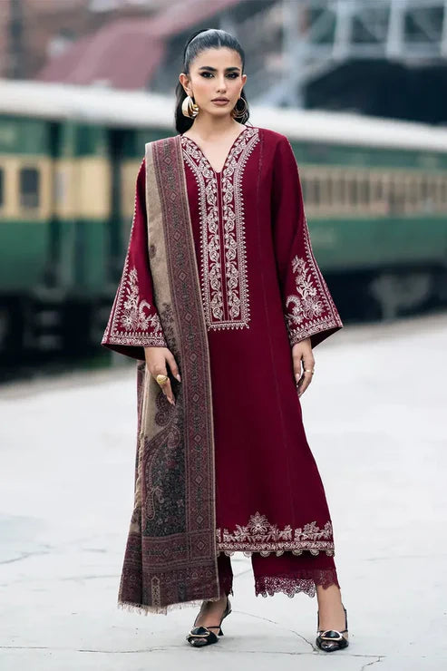 Heavy Embroidered Lawn 3pc