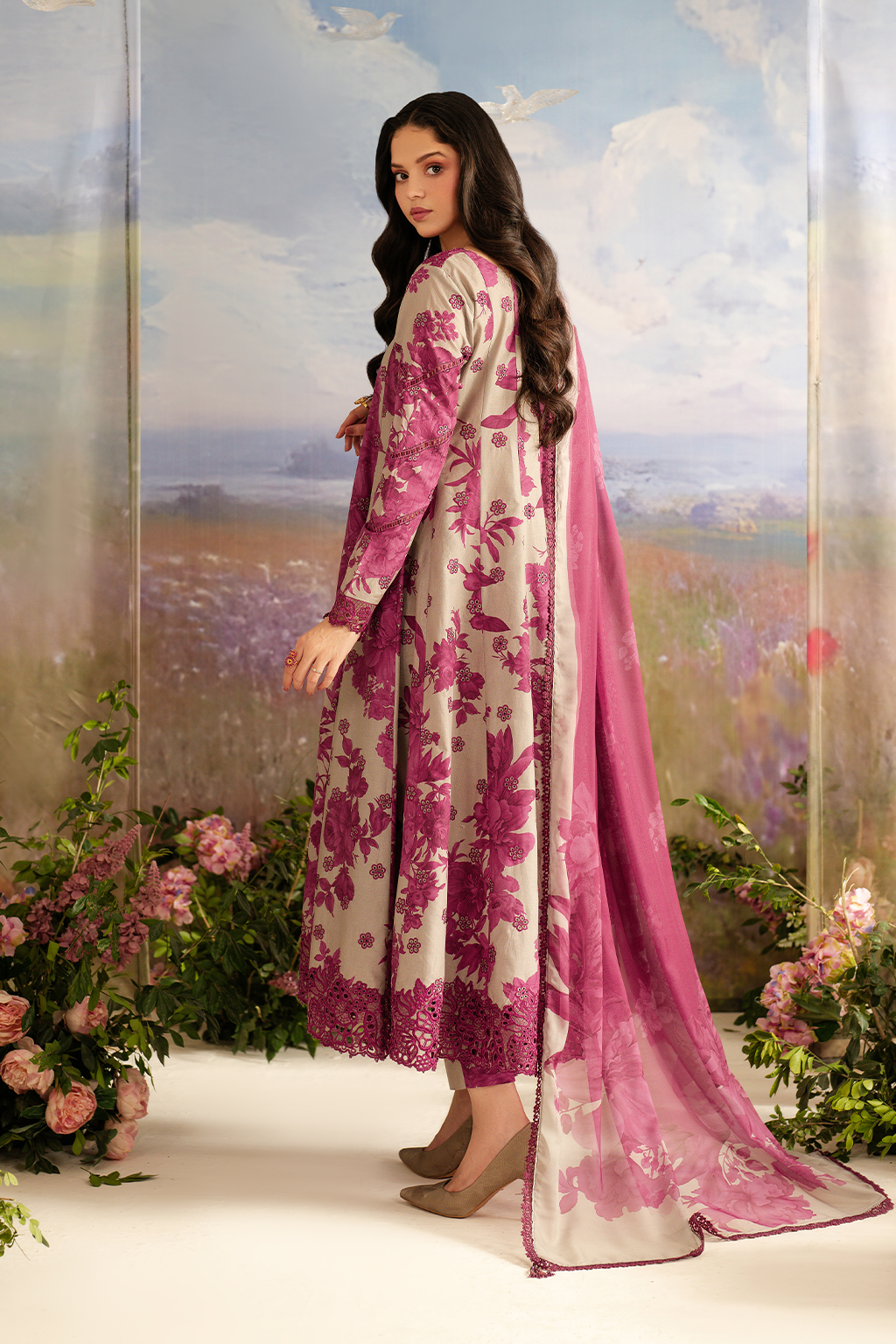 Iznik Lawn Embroidered Print 3pc SL-3276