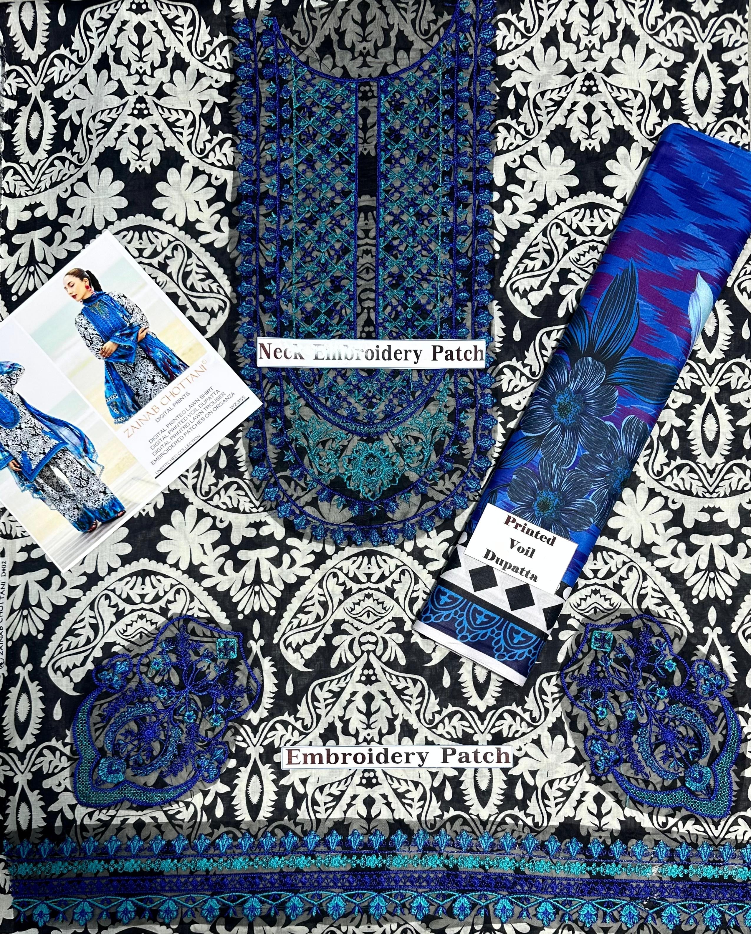 Zainab Chotani 3pc sl-zc-003