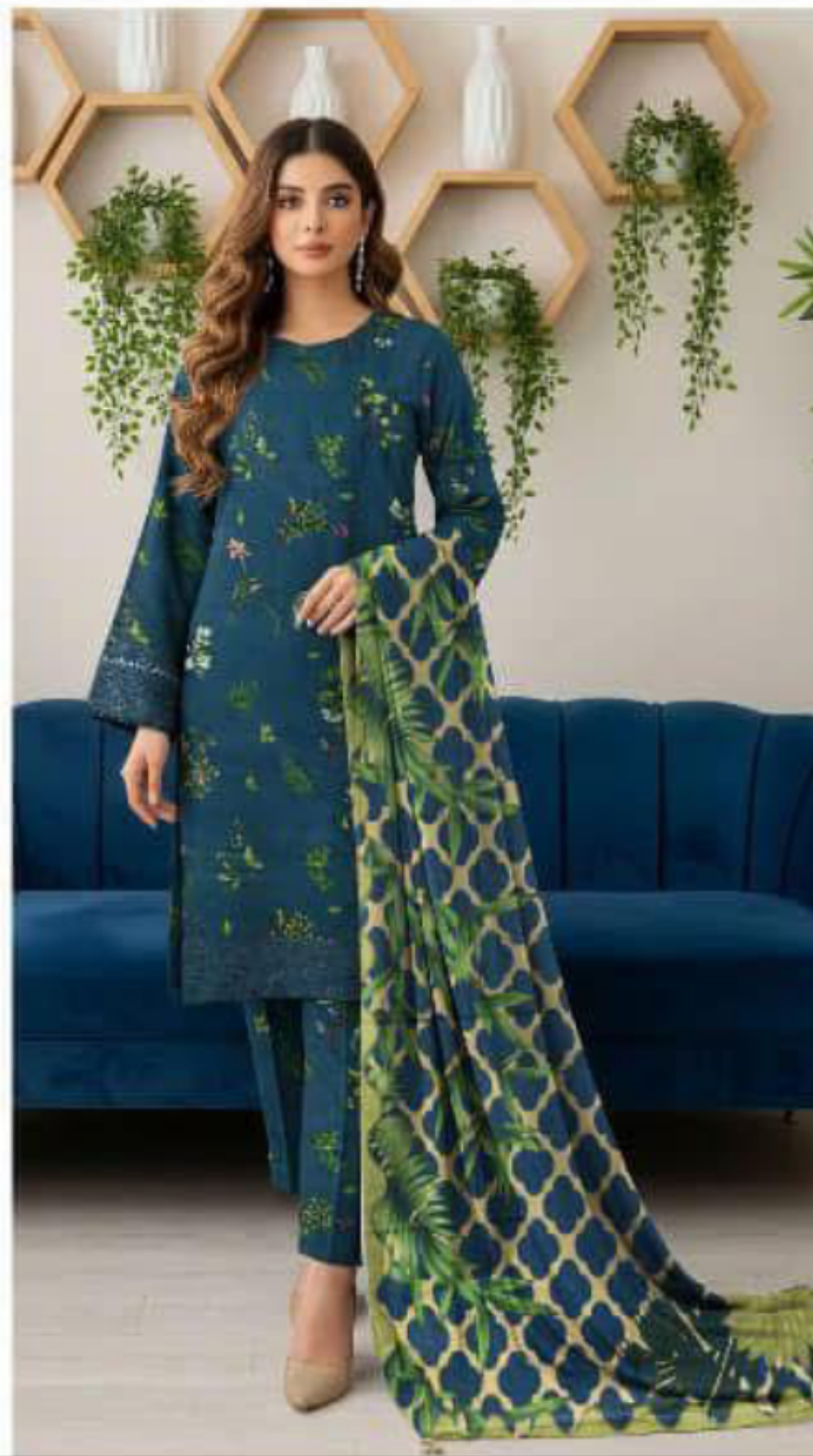 LimeLight Daman LaserKari linen 3pc