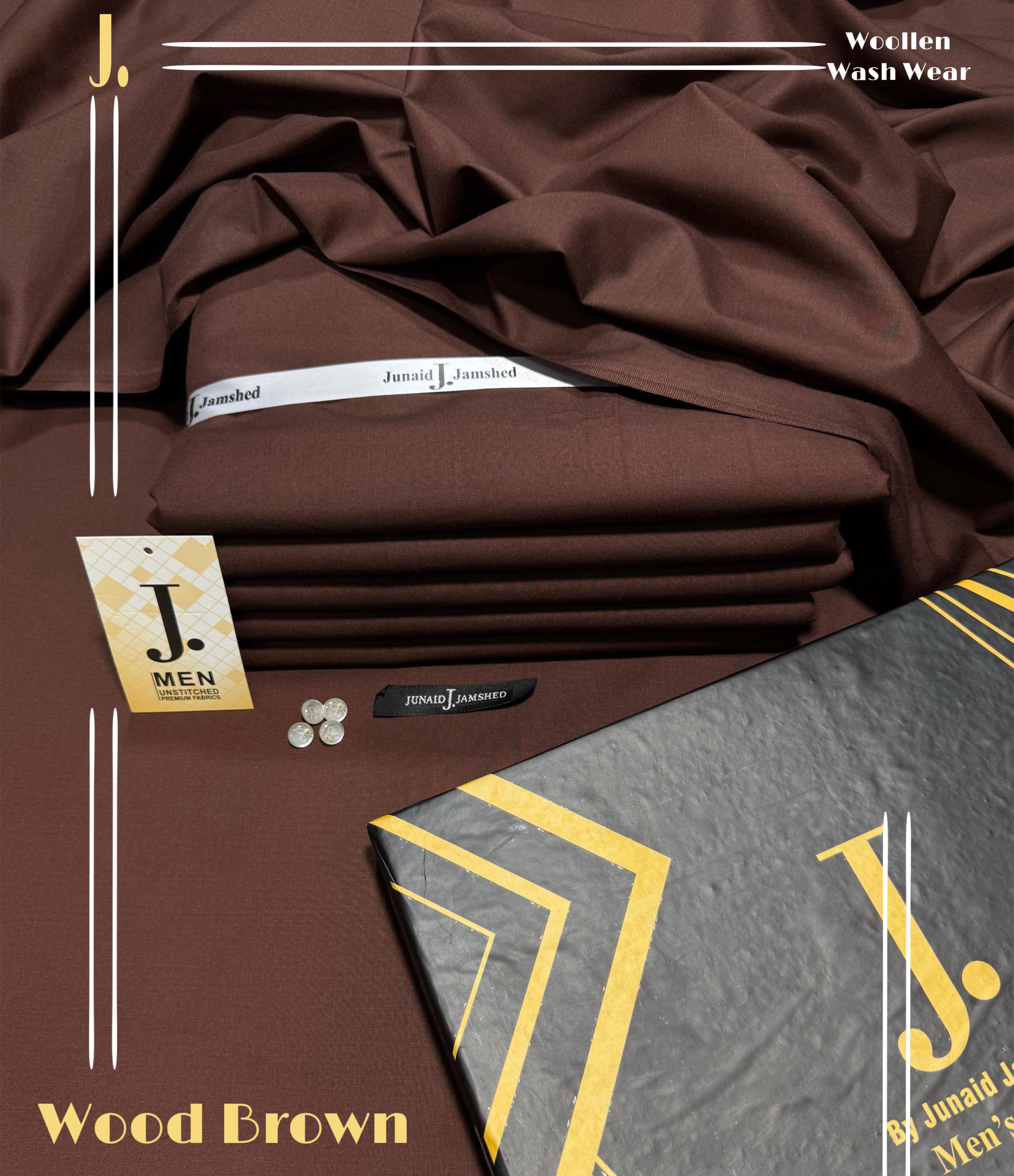 J. Woolen Wash&Wear (WOOD BROWN)