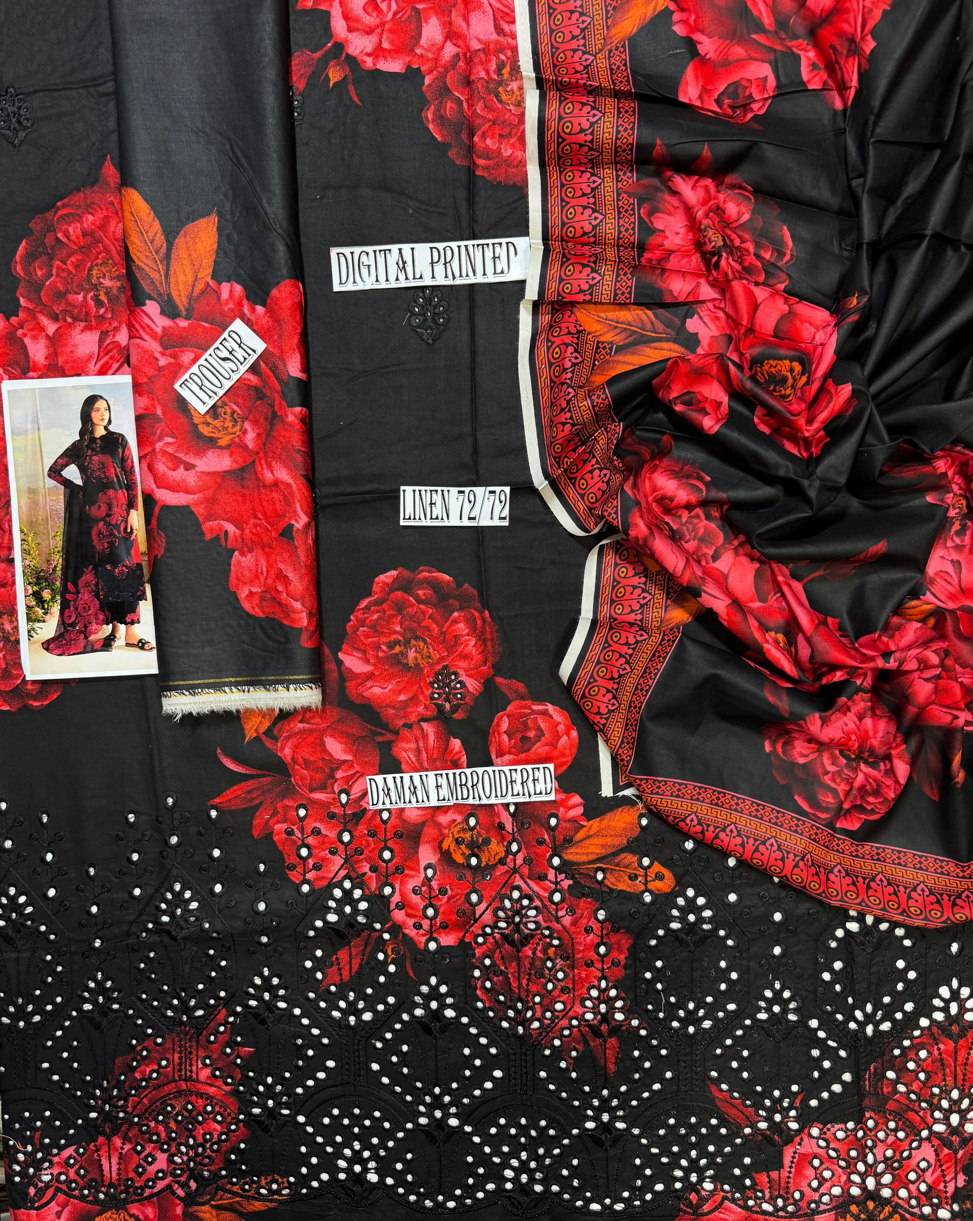 Iznik Daman LaserKari linen 3pc