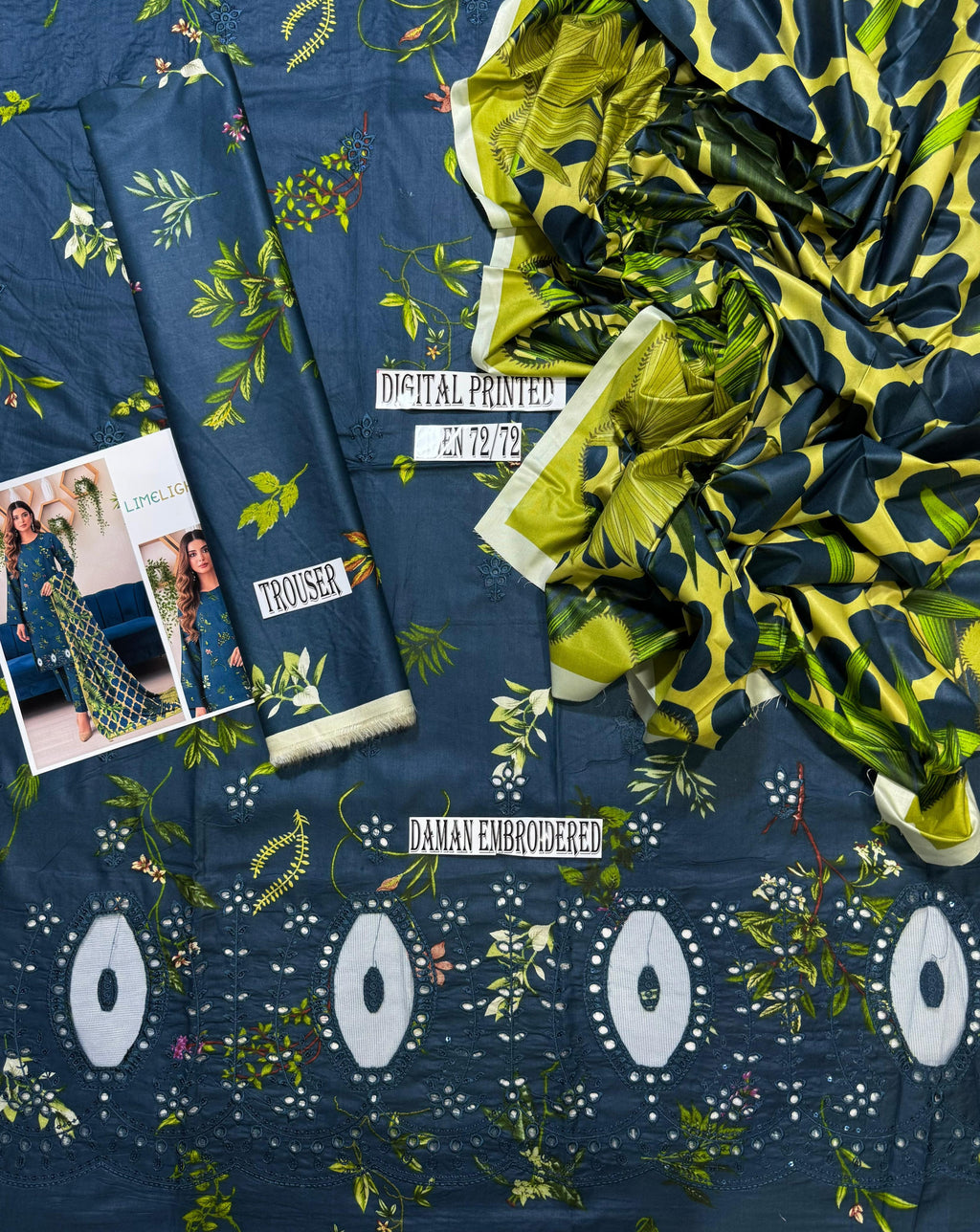 LimeLight Daman LaserKari linen 3pc