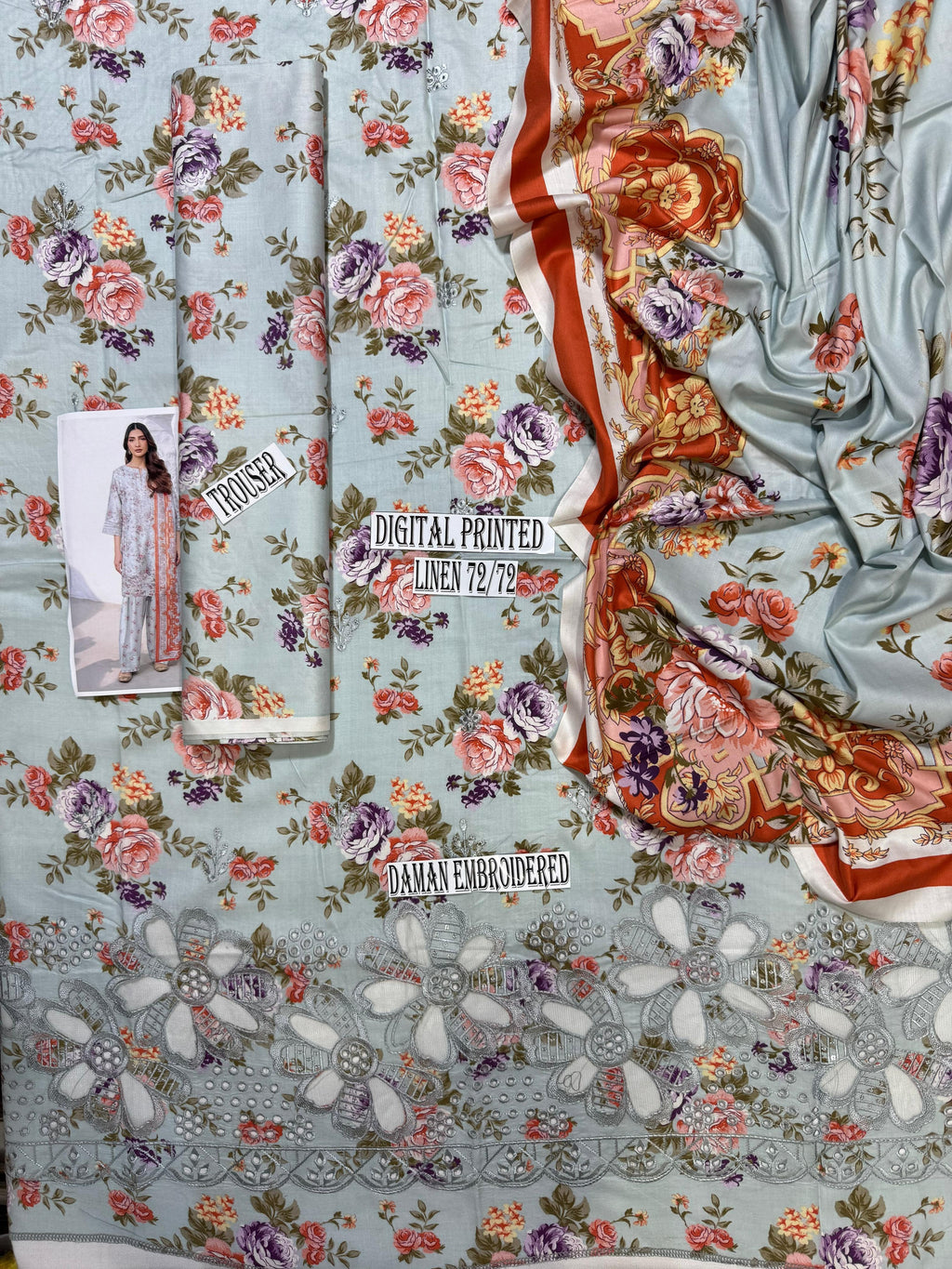 Iznik Daman LaserKari linen 3pc