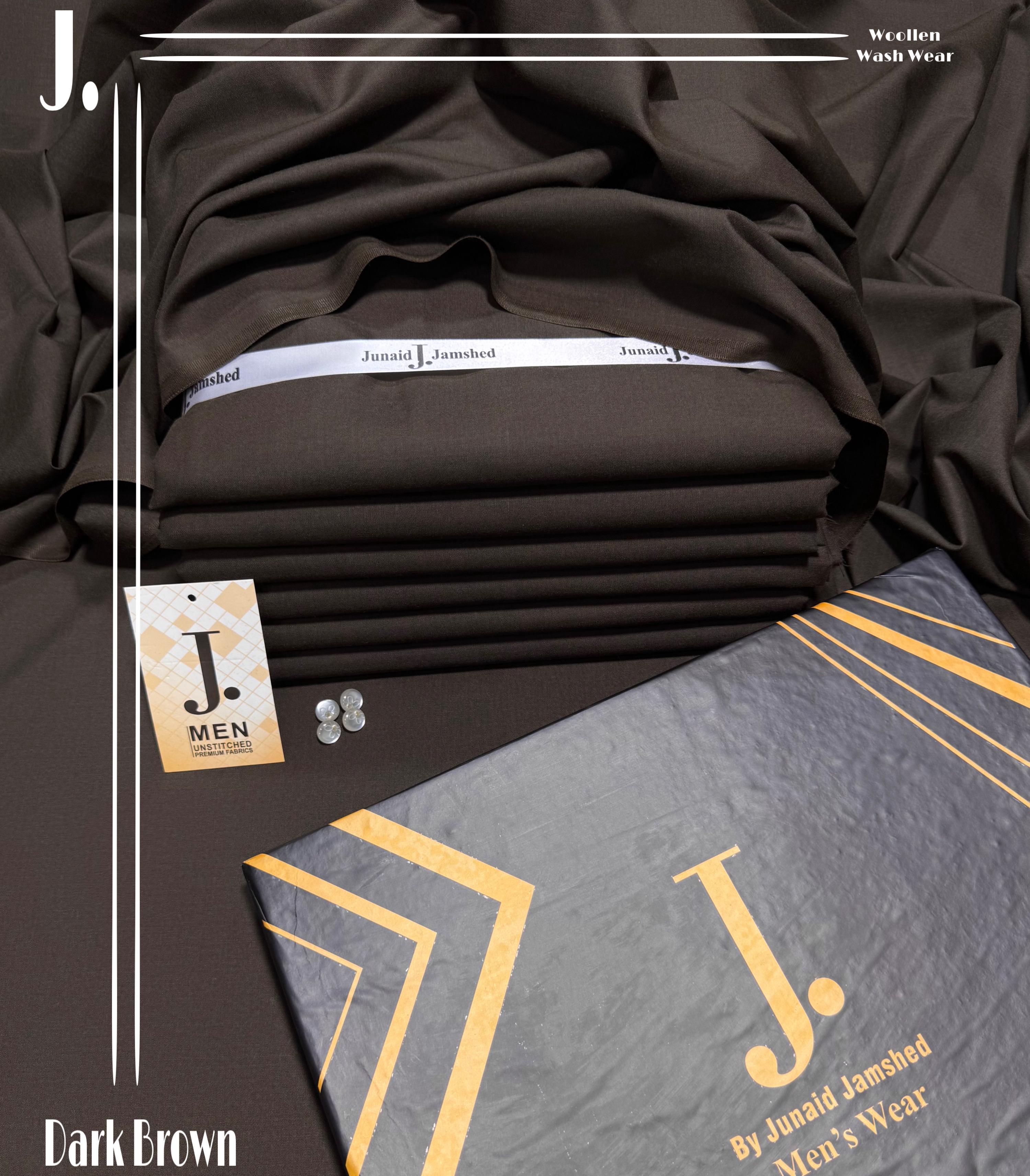 J. Woolen Wash&Wear (DARK BROWN)