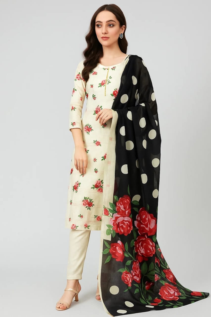 Baroque Swiss Lawn 3pc (7429)