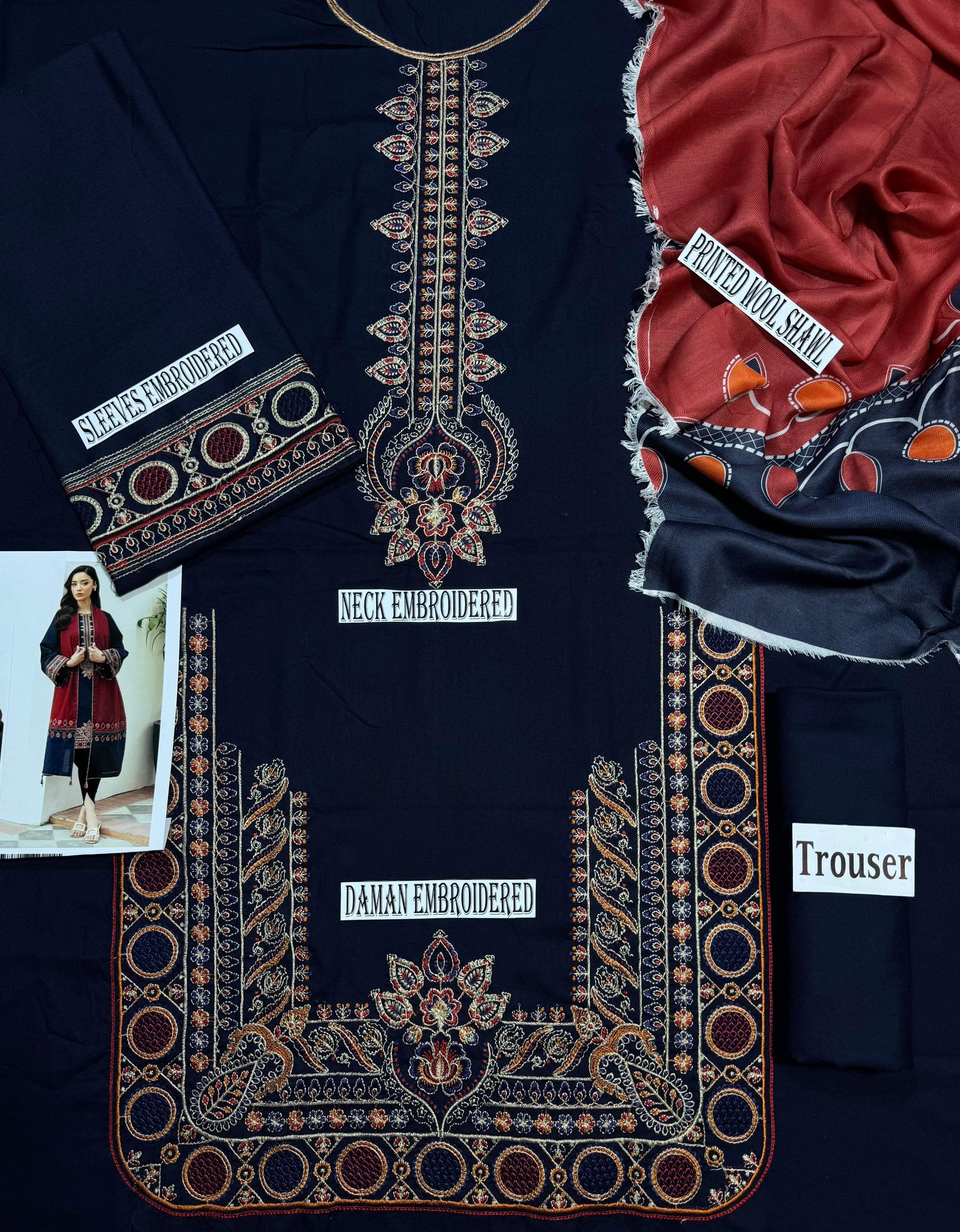 JASMIN LATEST DHANAK WEAR || WINTER COLLECTION